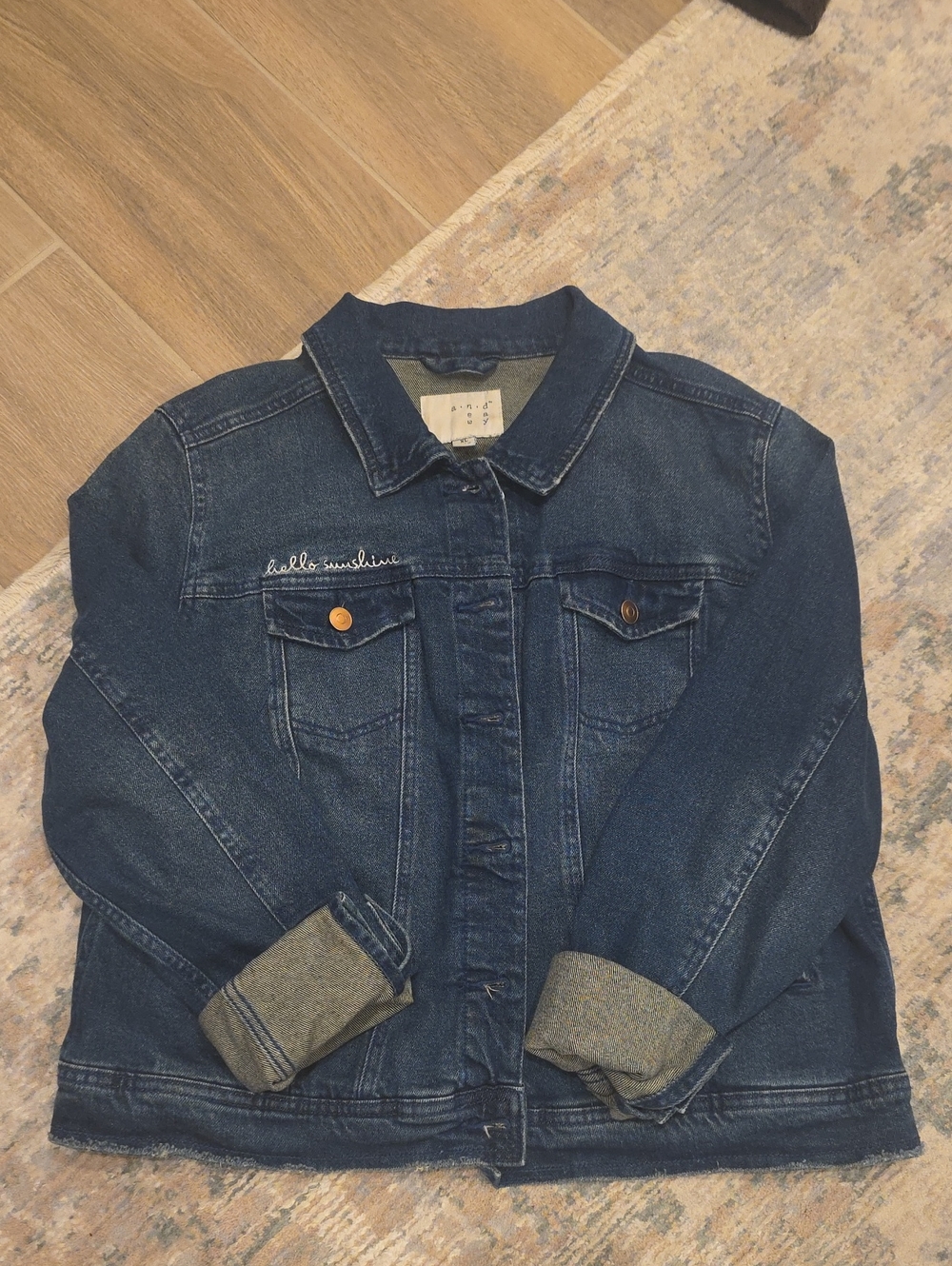 Denim Jacket - Dark Blue Jean Jacket